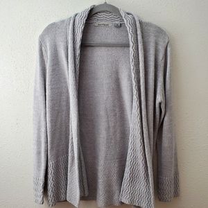 Jason Maxwell Womens Knit Cardigan grey size XL